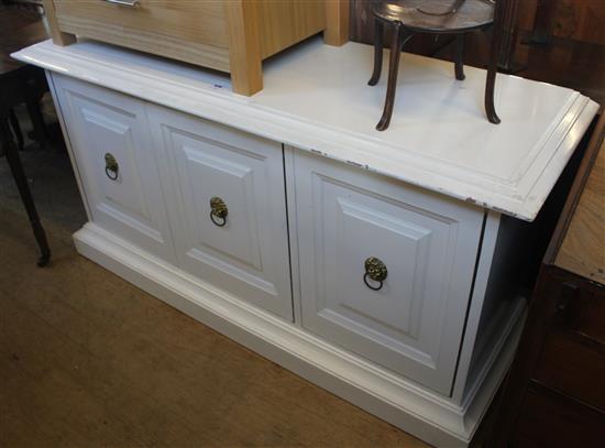 White painted sideboard